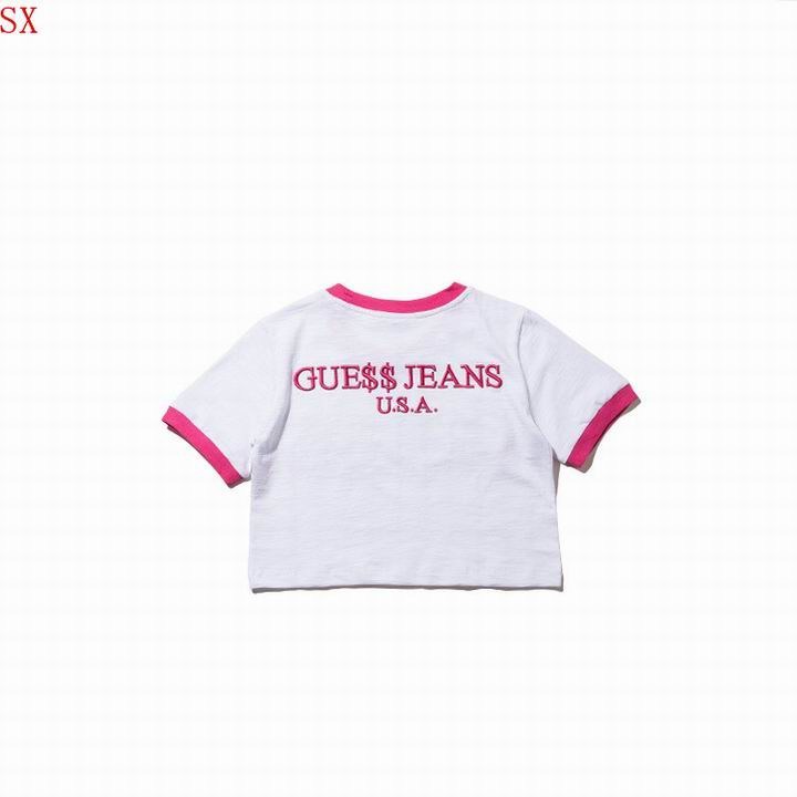 Guess short round collar T woman S-XL-003